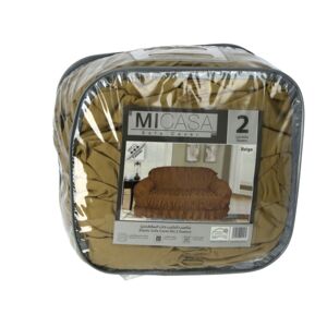 SOFA COVER 2 SEATER CANVAS BEIGE MICASA SOFA COVER 2 SEATER CANVAS BEIGE MICASA